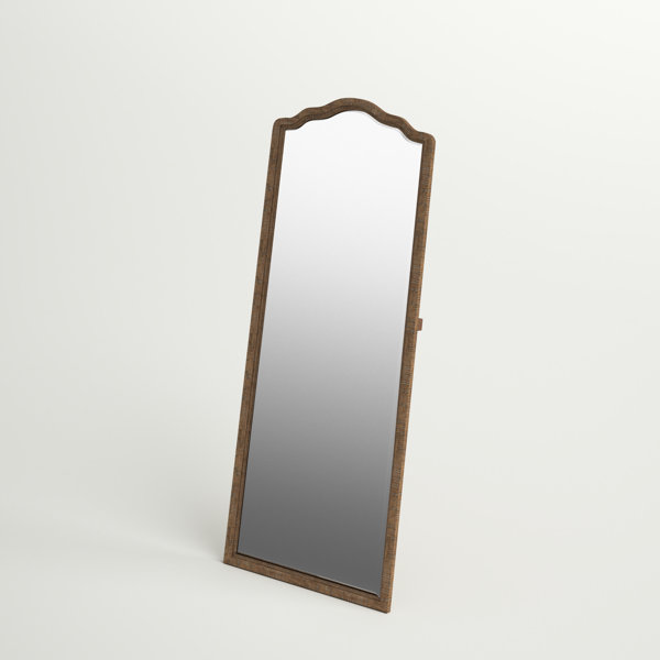 Three Posts™ Clintwood Arched Glam Beveled Full Length Mirror & Reviews